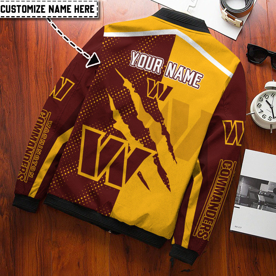 Washington Commanders Personalized Bomber Jacket PBUG05Z