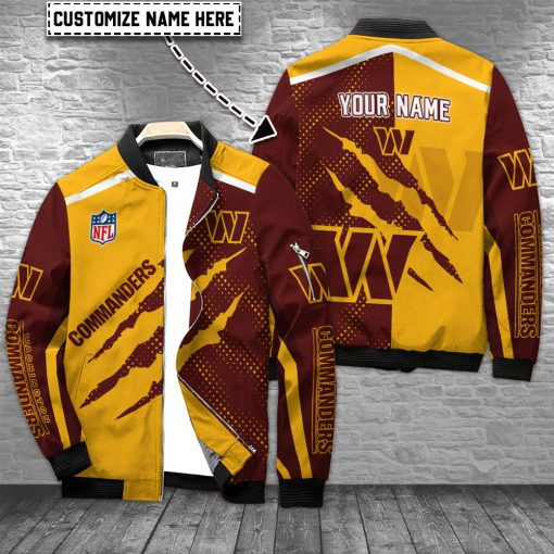 Washington Commanders Personalized Bomber Jacket PBUG05Z