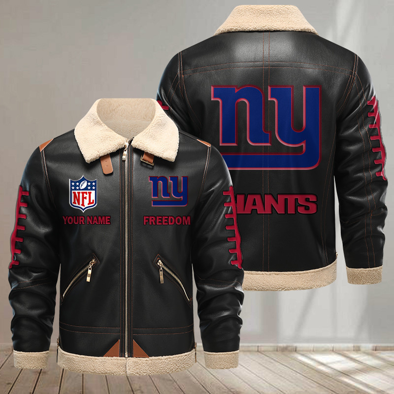 New York Giants DMLK1151 Leather Jacket – Premium & Ultra-Thick Leather Jacket