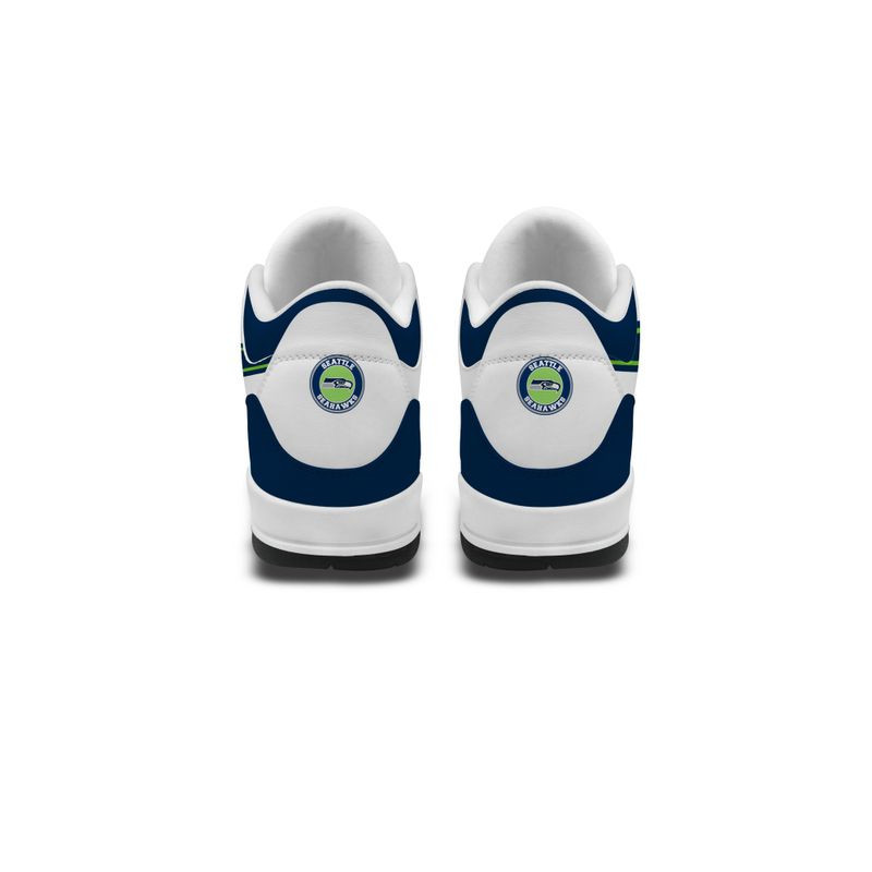 Seattle Seahawks Basic Leather JD03 Shoes Men and Women PBVMVY6