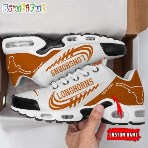 Texas Longhorns Personalized Plus T-N Youth Sneakers BN234A