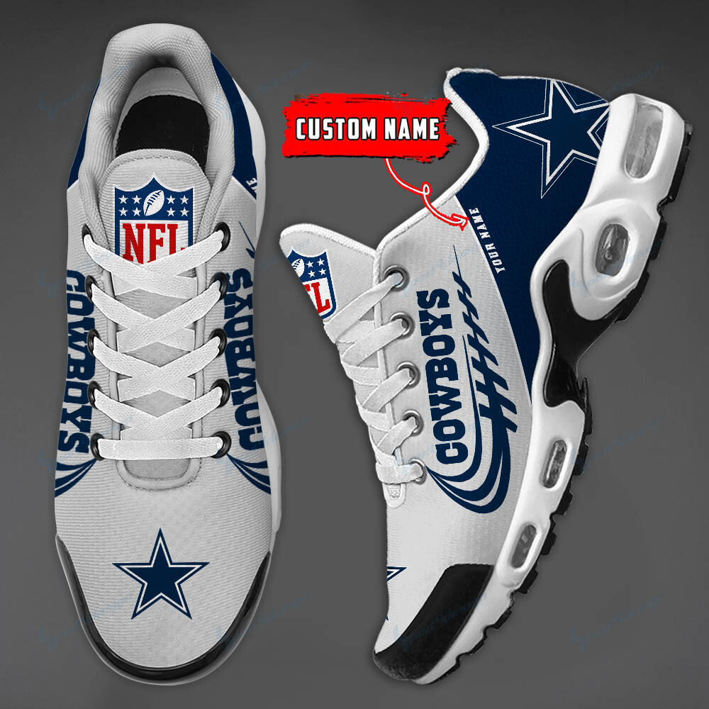 Dallas Cowboys Personalized Plus T-N Youth Sneakers PB322SC