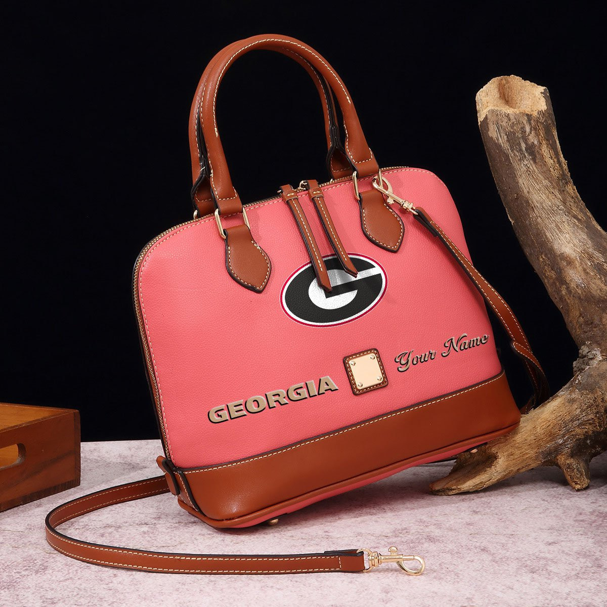 Georgia Bulldogs Personalized Handbag PBEOI2Q