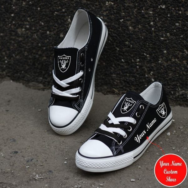 Las Vegas Raiders Personalized New Low Top PBOF3YY
