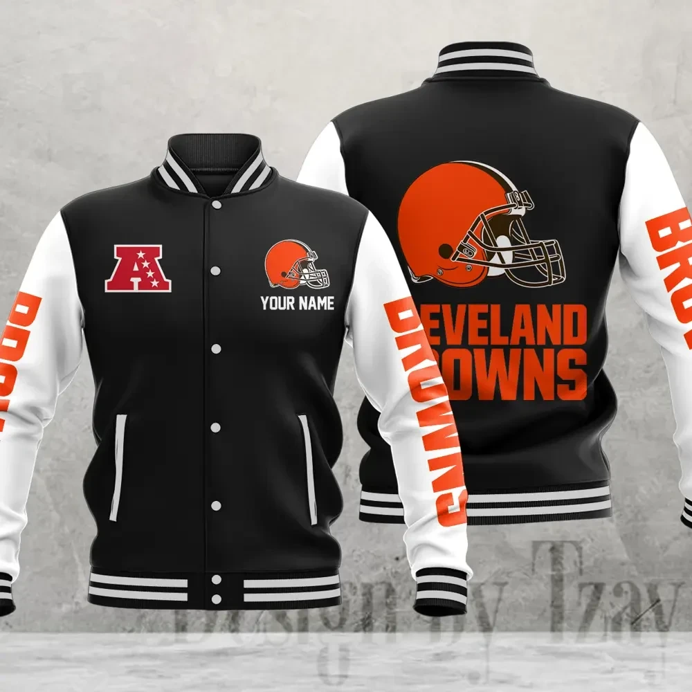 Cleveland Browns Personalized New Button Jacket Gifts For Fan PB65AMQ