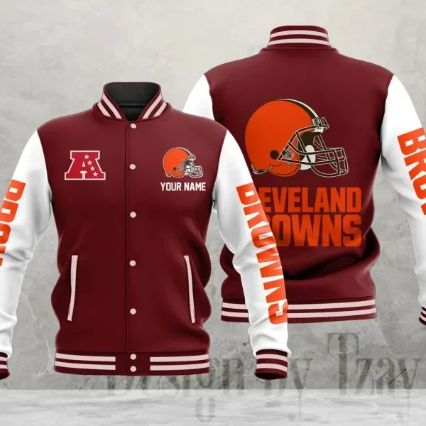 Cleveland Browns Personalized New Button Jacket Gifts For Fan PB65AMQ