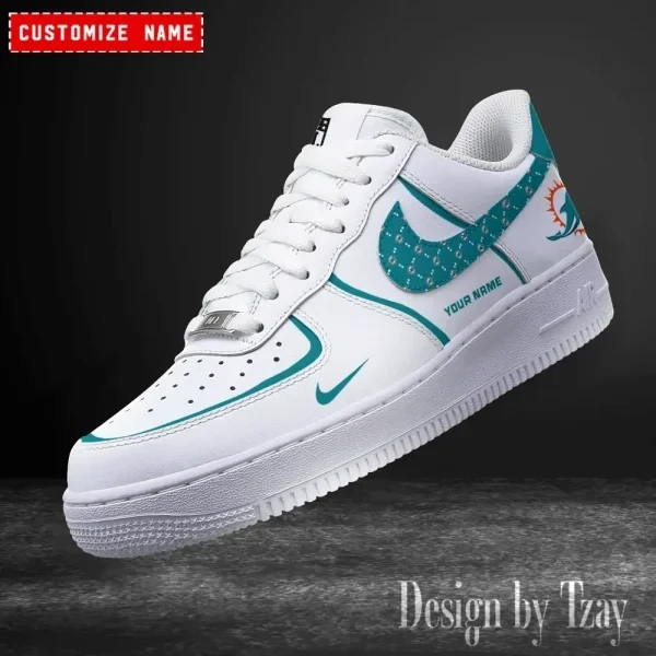 Miami Dolphins Personalized New AF1 Shoes PBUY3YT