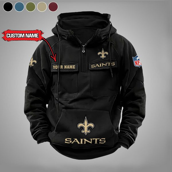 New Orleans Saints Vintage Men Hoodies DV5 PBUE1VX