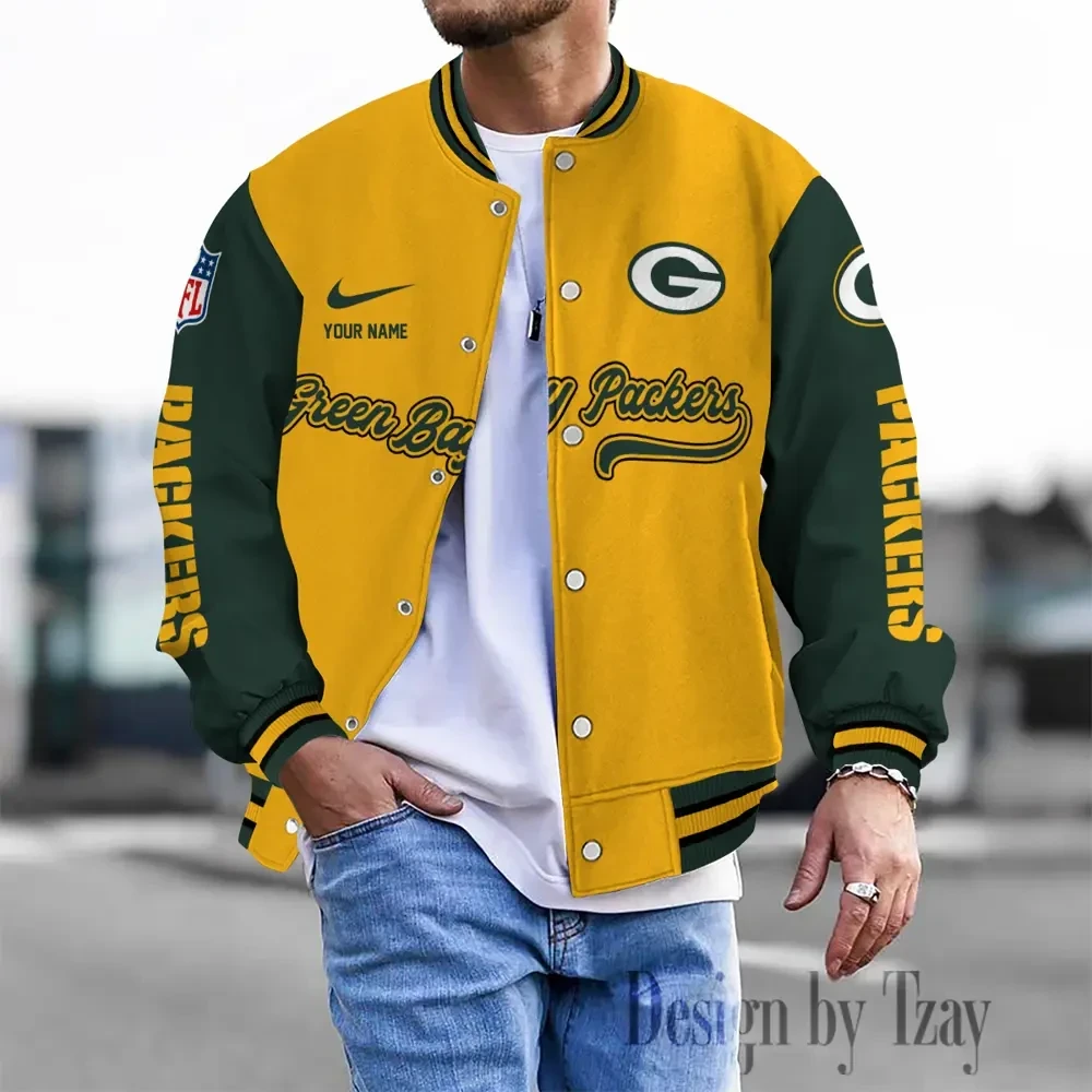 Green Bay Packers Unisex Exclusive Styles Varsity Jacket SPTBBJACKET503