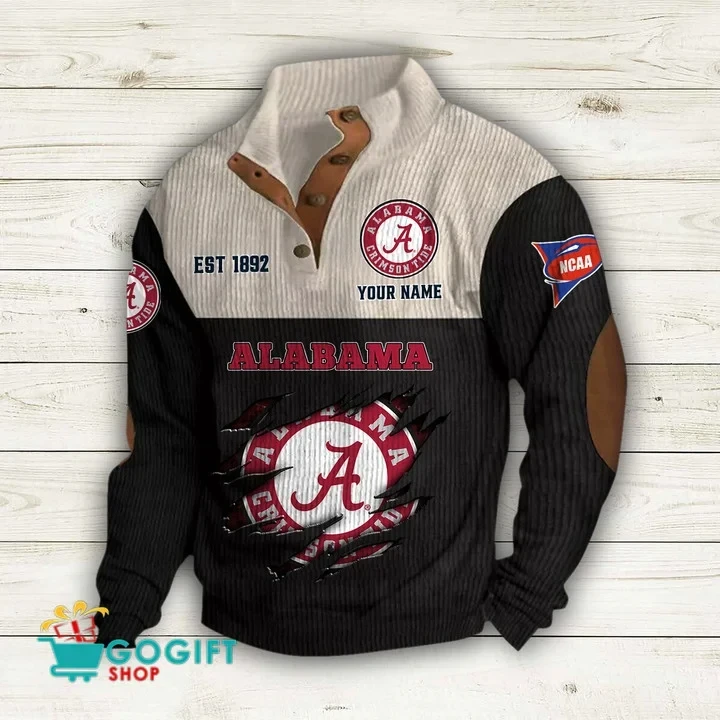 Alabama Crimson Tide NCAA Double Collar Hoodies PB2AW7S