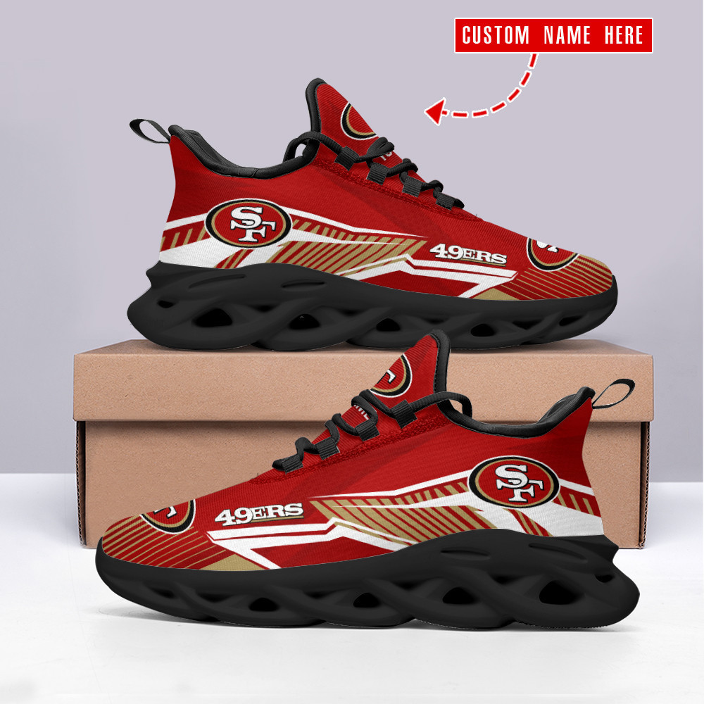 San Francisco 49ers Personalized Yezy Running Sneakers PB6IKB1