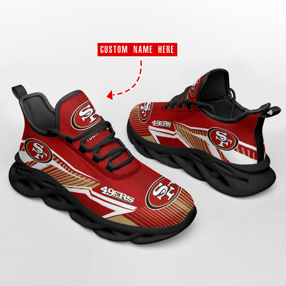 San Francisco 49ers Personalized Yezy Running Sneakers PB6IKB1