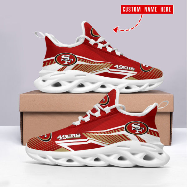 San Francisco 49ers Personalized Yezy Running Sneakers PB6IKB1