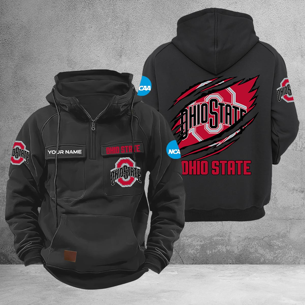 Ohio State Buckeyes Vintage Men Hoodies DV634