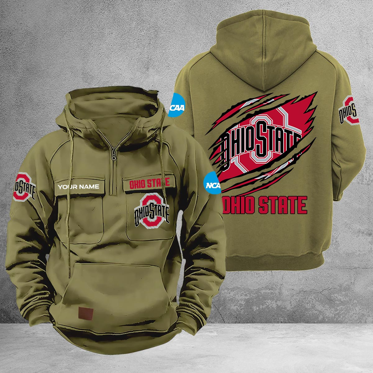 Ohio State Buckeyes Vintage Men Hoodies PBOLF24
