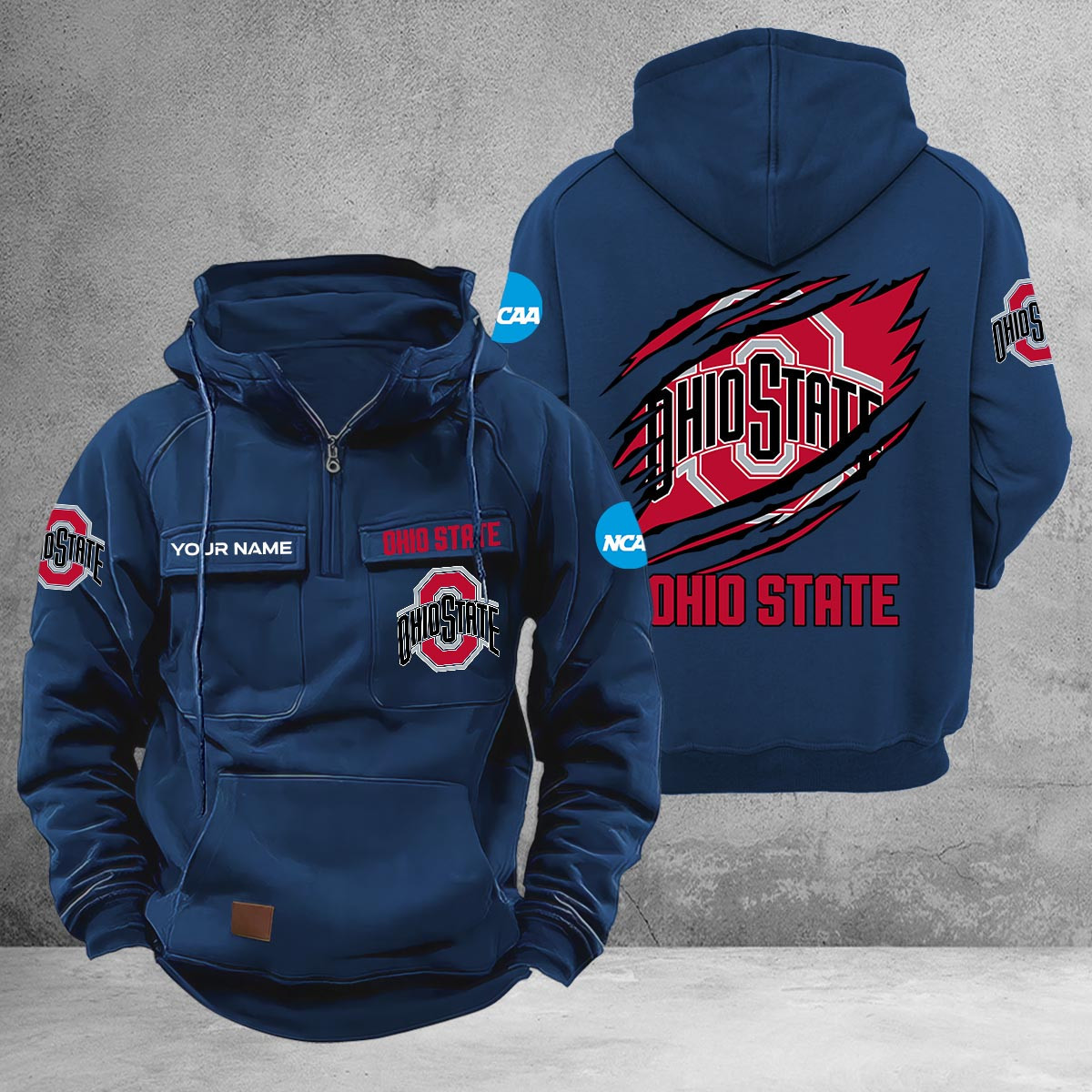 Ohio State Buckeyes Vintage Men Hoodies PBOLF24