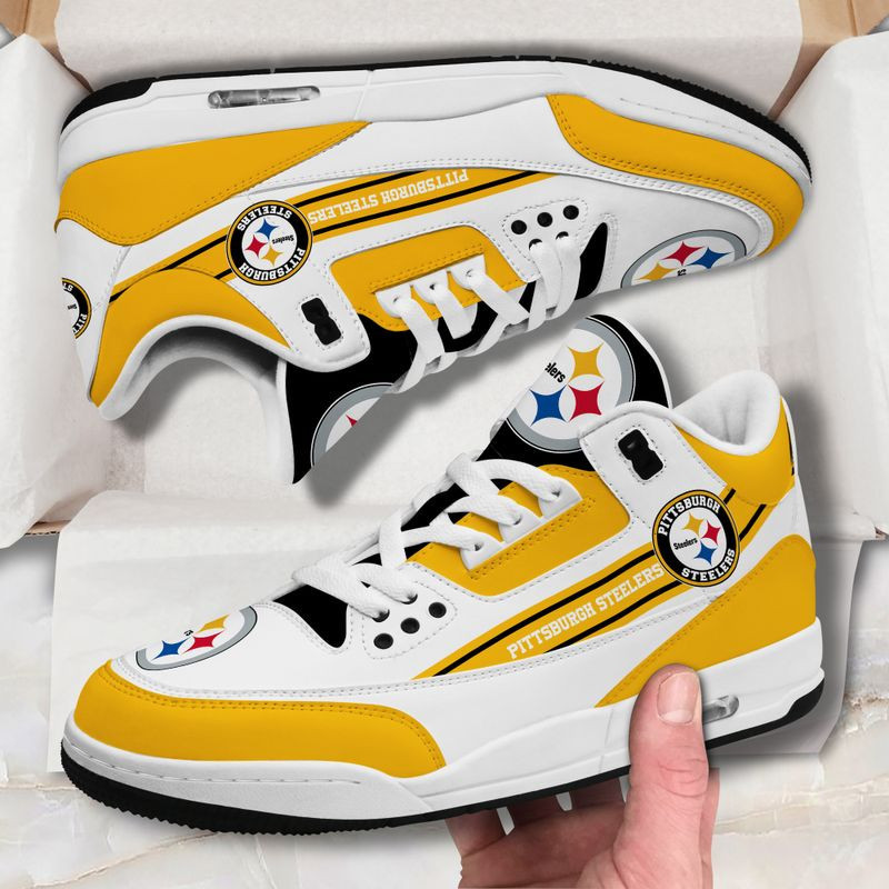 Pittsburgh Steelers Basic Leather JD03 Shoes Men and Women AZB66VG