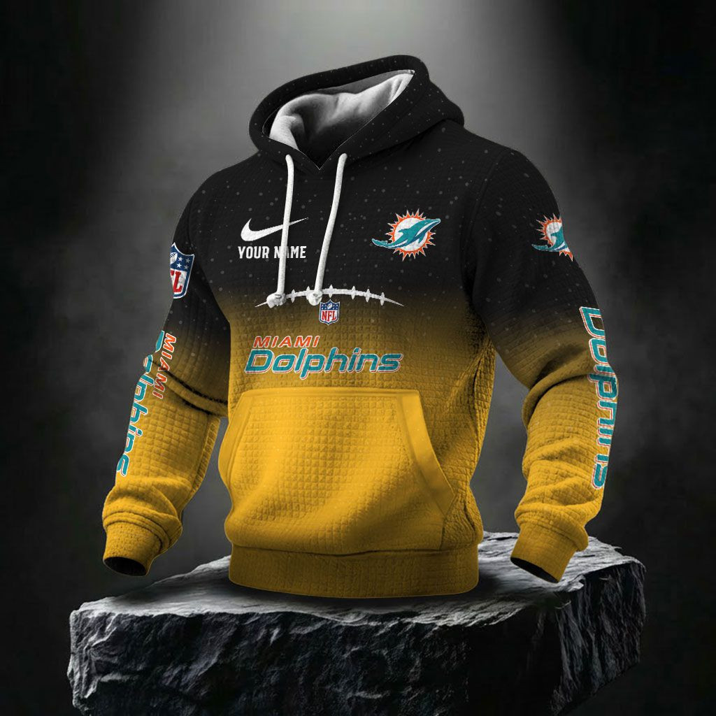 Miami Dolphins NFL Waffle Hoodie PBM4YUL