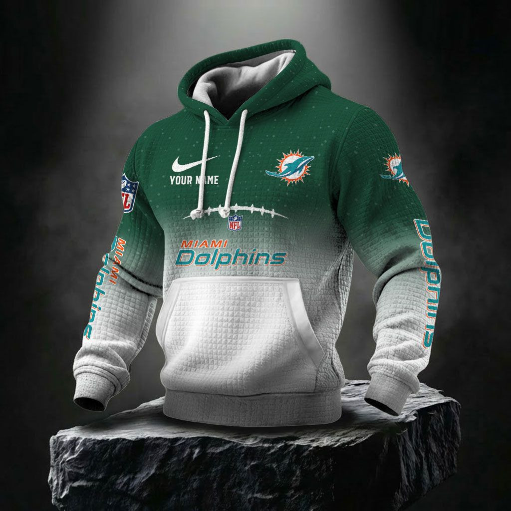 Miami Dolphins NFL Waffle Hoodie PBM4YUL