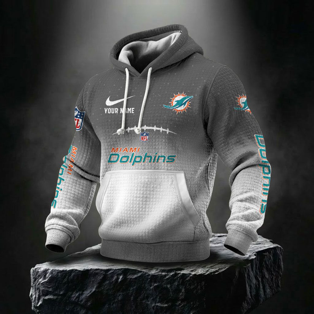 Miami Dolphins NFL Waffle Hoodie PBM4YUL