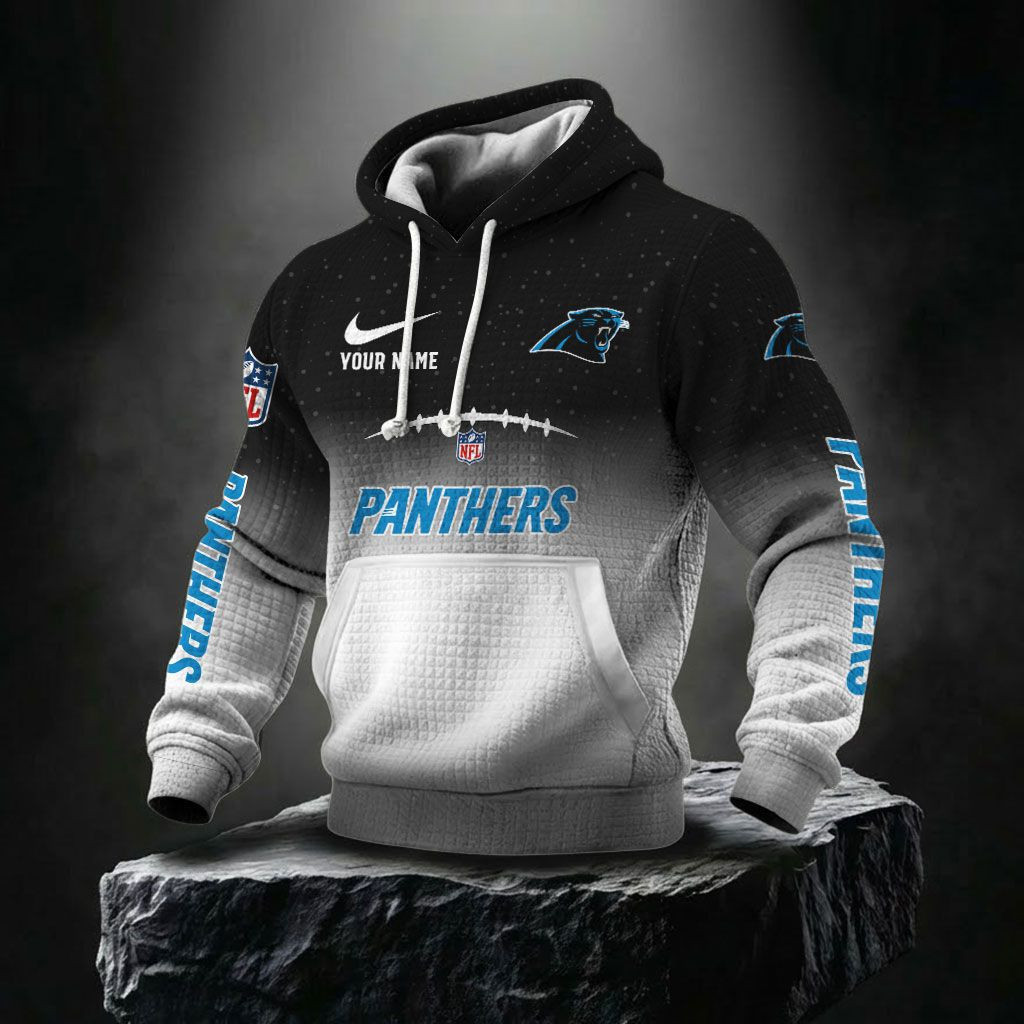 Carolina Panthers NFL Waffle Hoodie BRDCT3DA0529