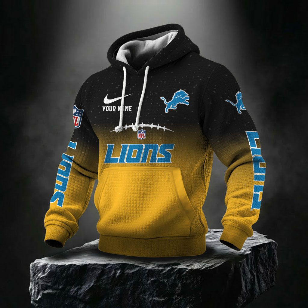 Detroit Lions NFL Waffle Hoodie PBE5NJ1