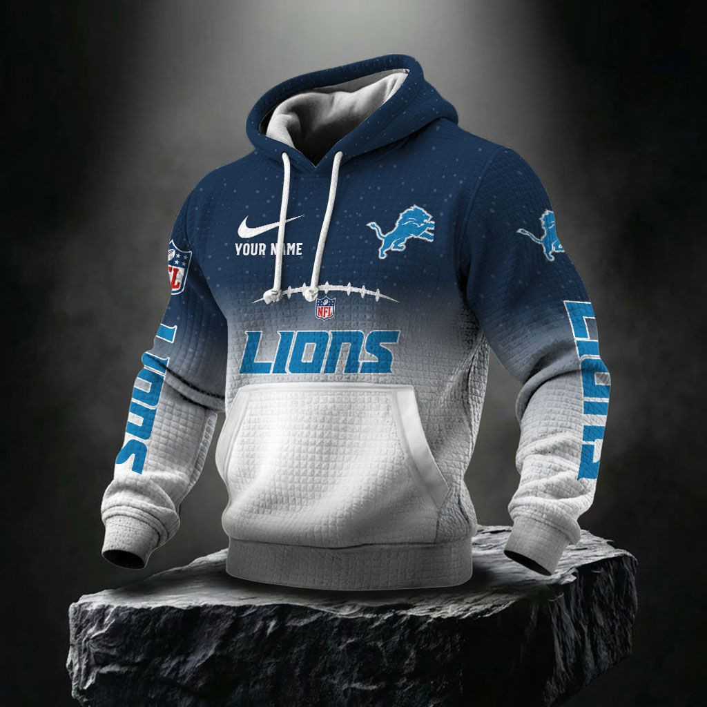 Detroit Lions NFL Waffle Hoodie PBE5NJ1
