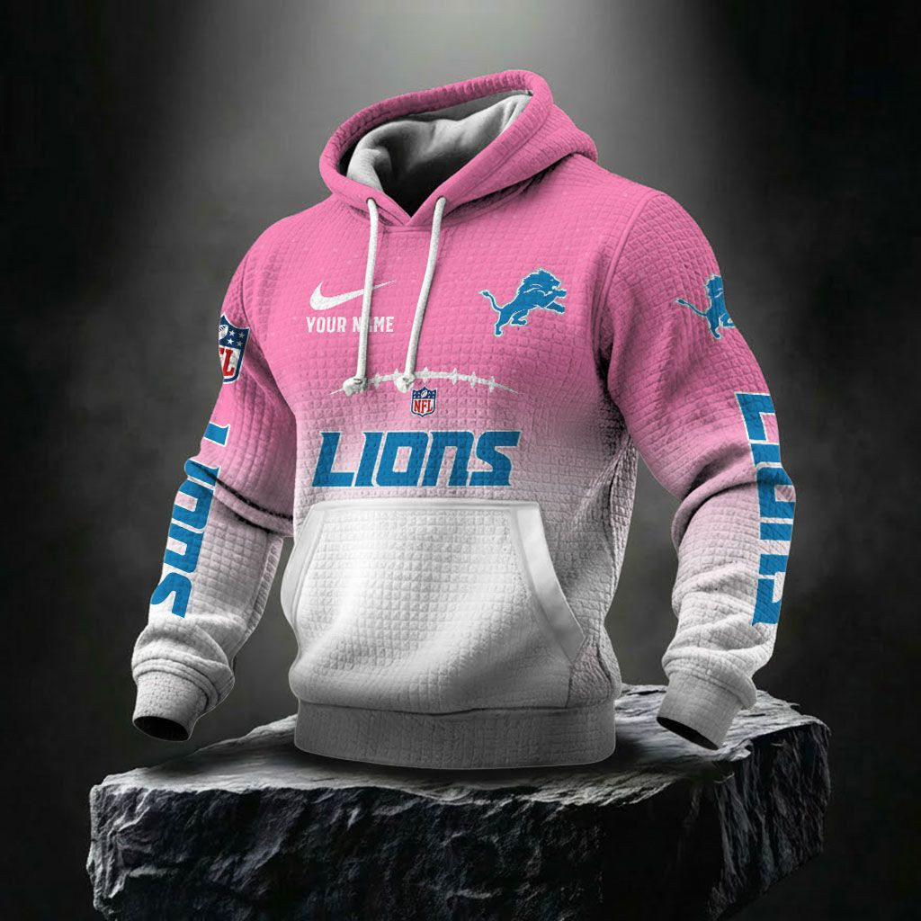 Detroit Lions NFL Waffle Hoodie PBE5NJ1