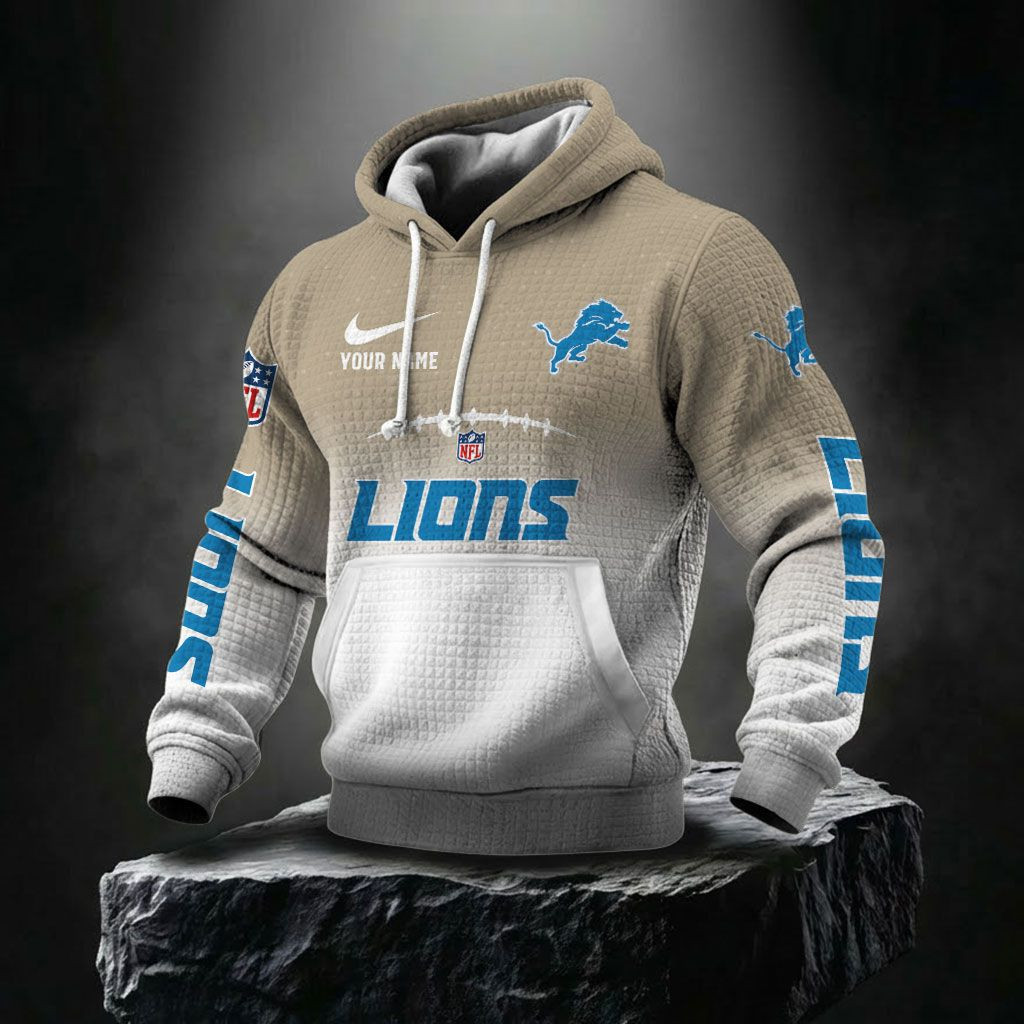 Detroit Lions NFL Waffle Hoodie PBE5NJ1