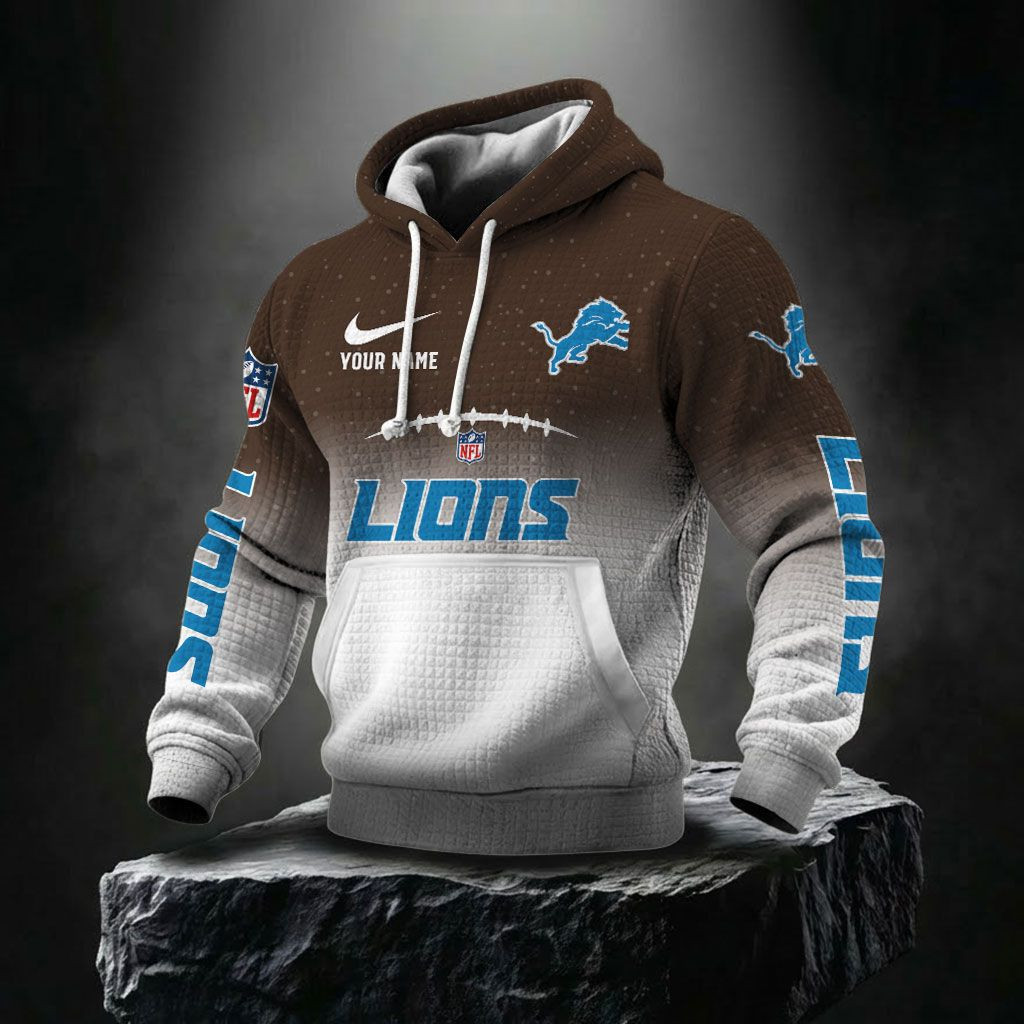 Detroit Lions NFL Waffle Hoodie PBE5NJ1