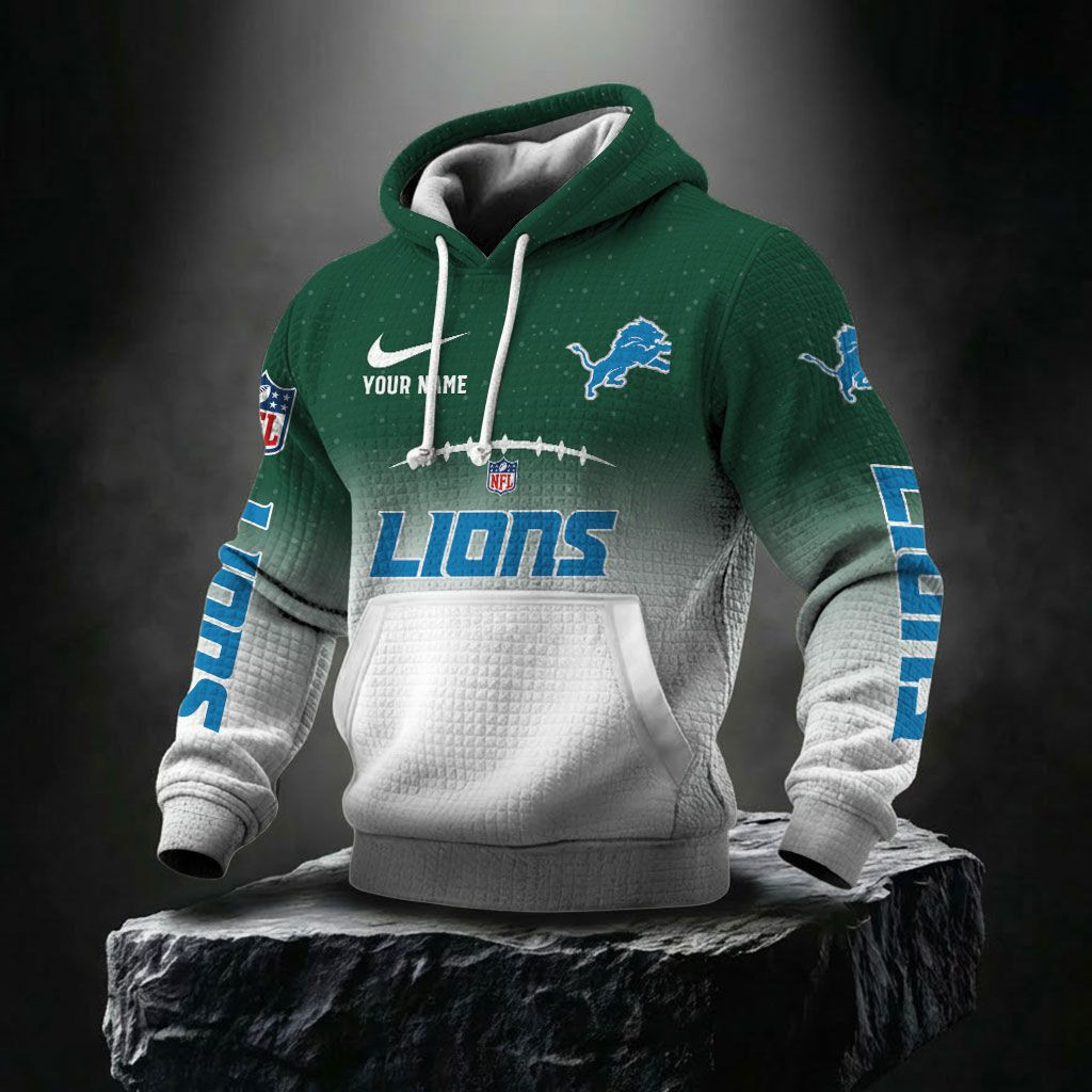 Detroit Lions NFL Waffle Hoodie PBE5NJ1