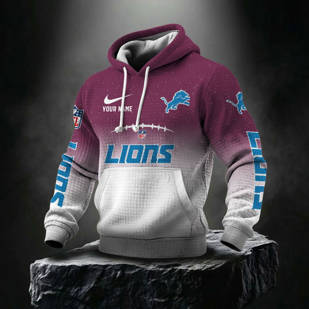 Detroit Lions NFL Waffle Hoodie PBE5NJ1