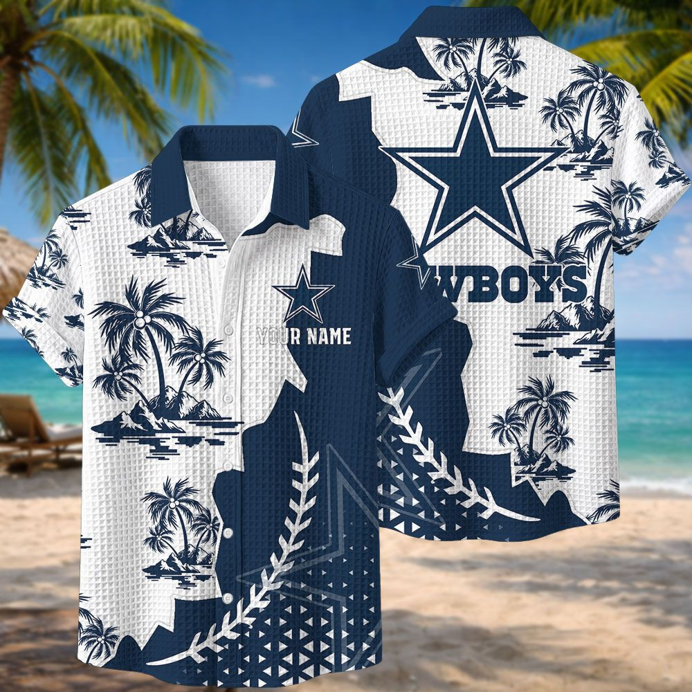 Dallas Cowboys NFL Waffle Hawaiian Shirt BRDCT3DA0933