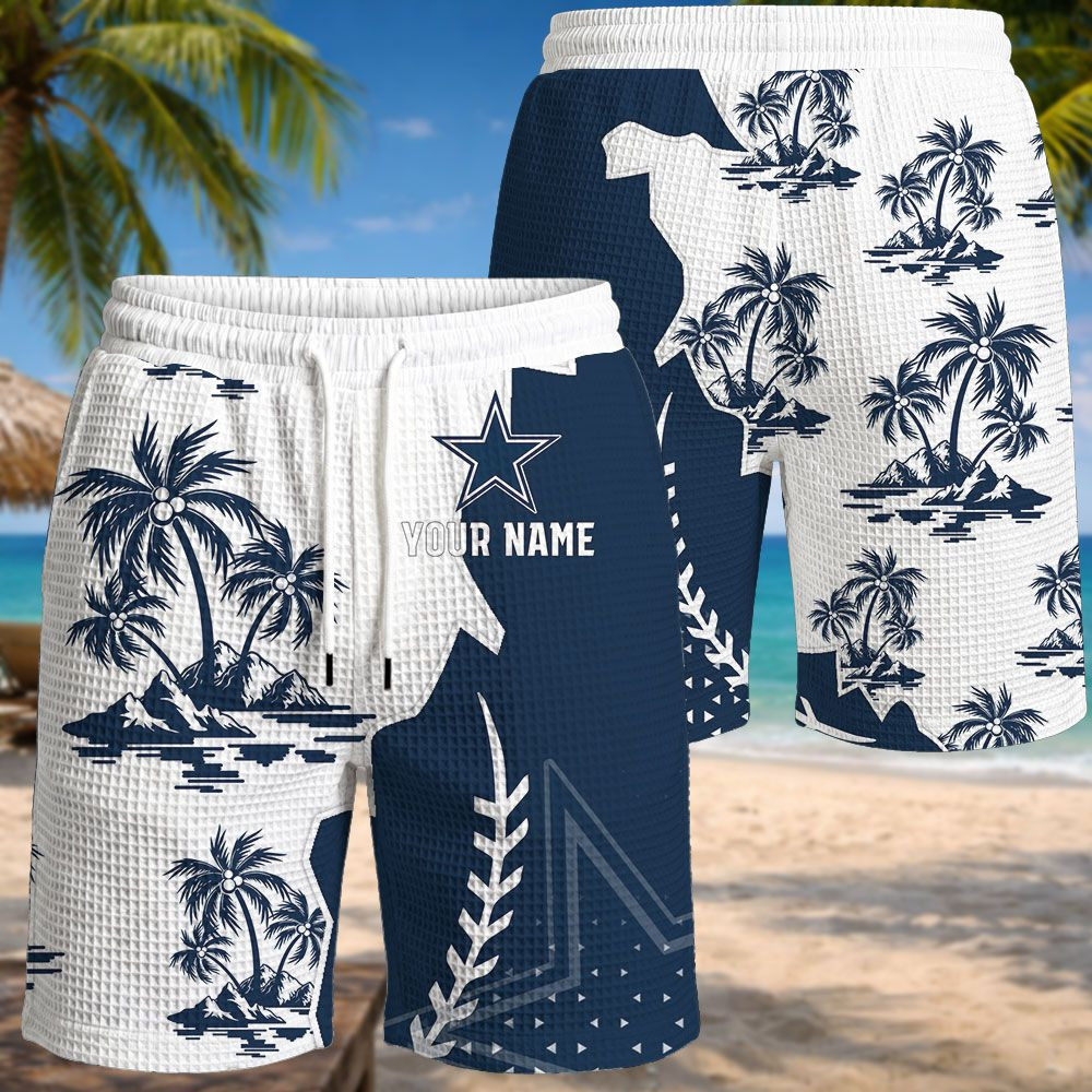 Dallas Cowboys NFL Waffle Hawaiian Shirt PB9BJJL