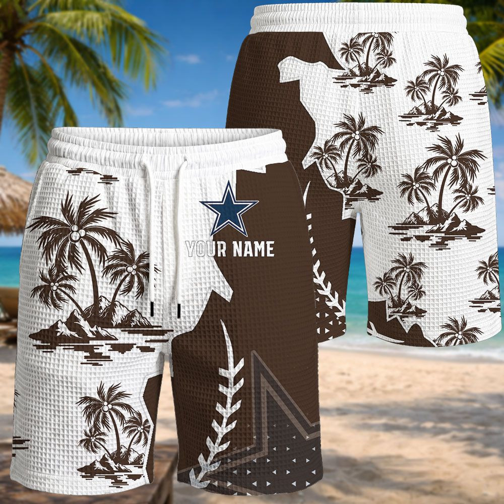 Dallas Cowboys NFL Waffle Hawaiian Shirt PB9BJJL