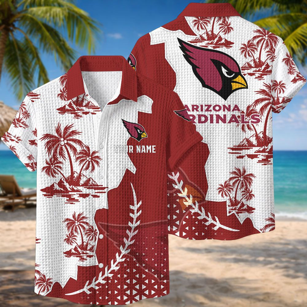 Arizona Cardinals NFL Waffle Hawaiian Shirt PB5PONQ