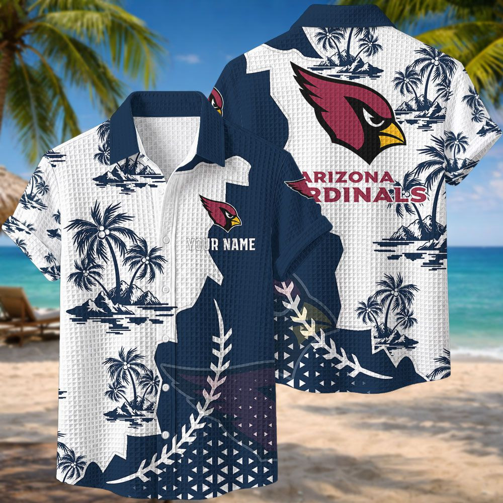 Arizona Cardinals NFL Waffle Hawaiian Shirt PB5PONQ