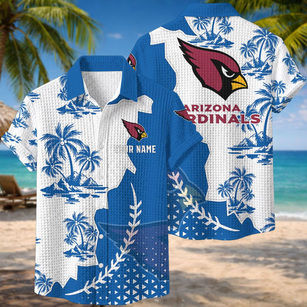 Arizona Cardinals NFL Waffle Hawaiian Shirt PB5PONQ