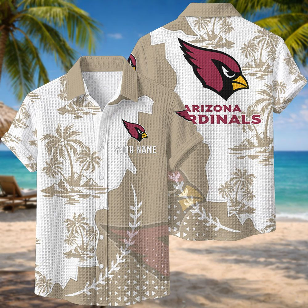 Arizona Cardinals NFL Waffle Hawaiian Shirt PB5PONQ
