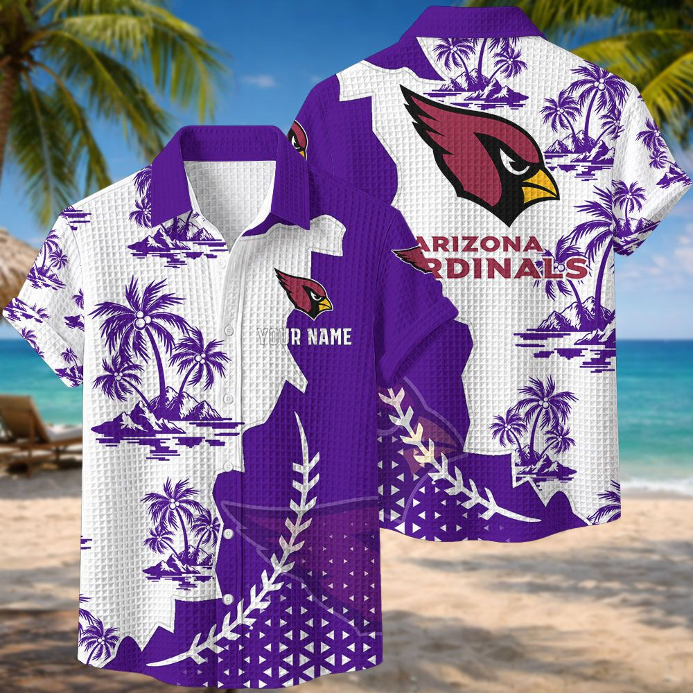 Arizona Cardinals NFL Waffle Hawaiian Shirt PB5PONQ