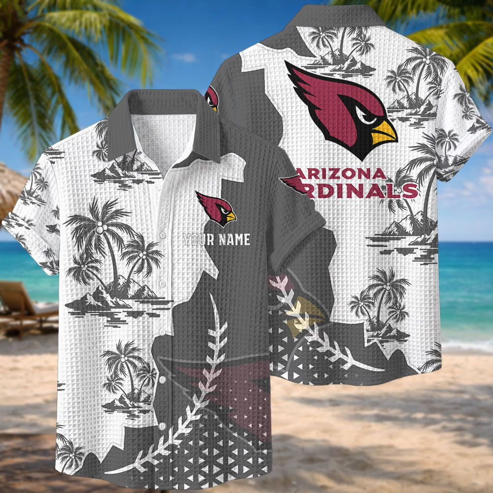 Arizona Cardinals NFL Waffle Hawaiian Shirt PB5PONQ