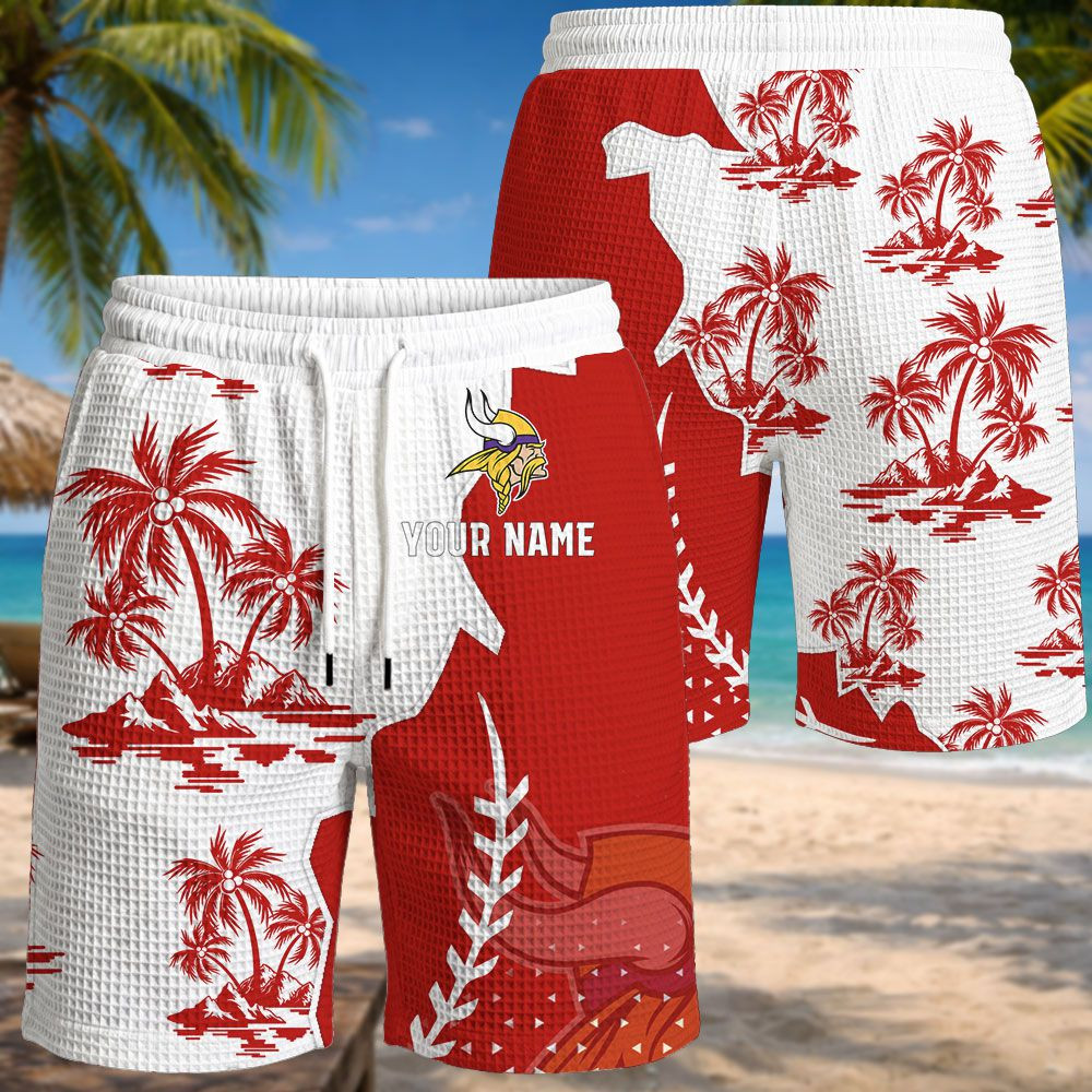 Minnesota Vikings NFL Waffle Hawaiian Shirt PB6THRH
