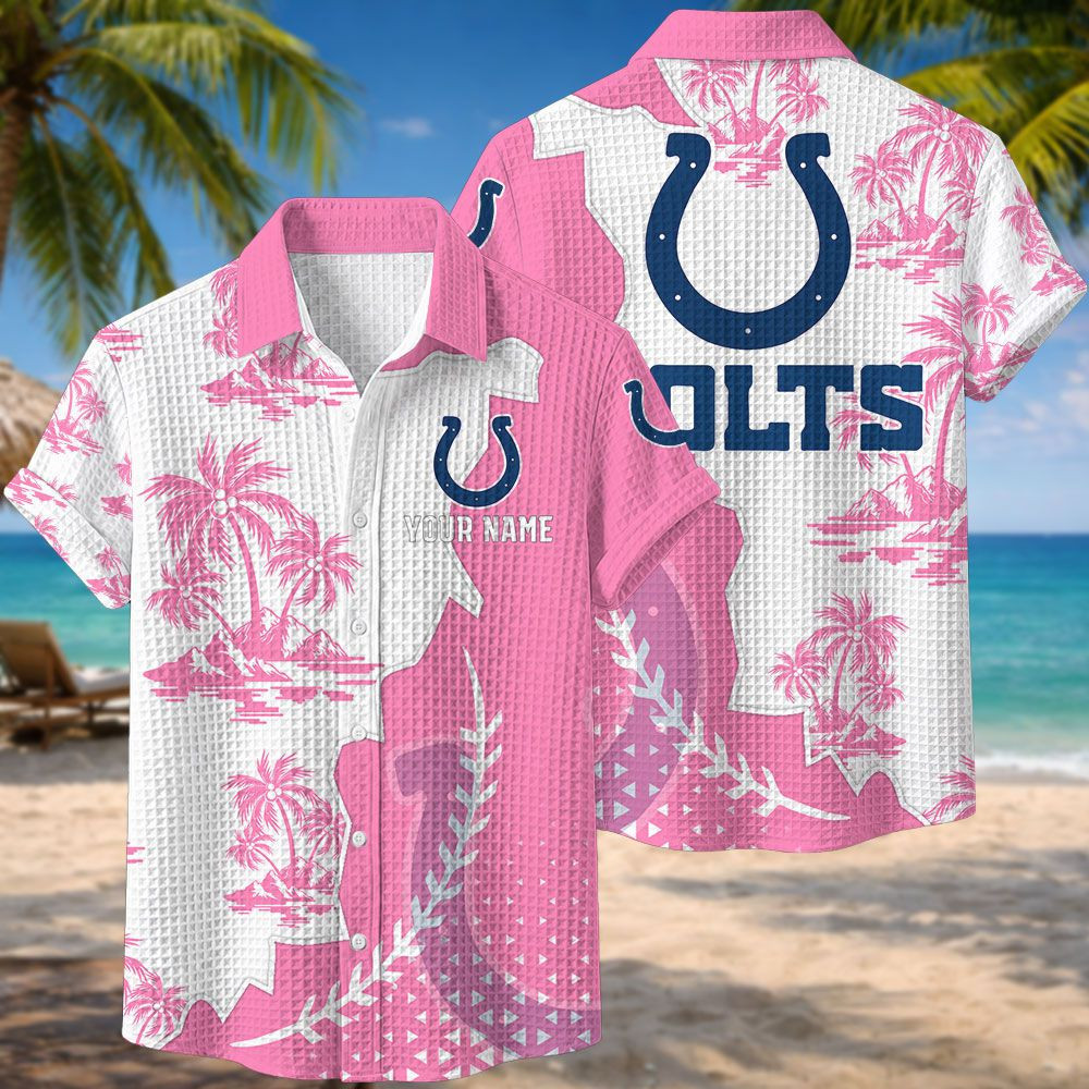 Indianapolis Colts NFL Waffle Hawaiian Shirt PB7UZLE