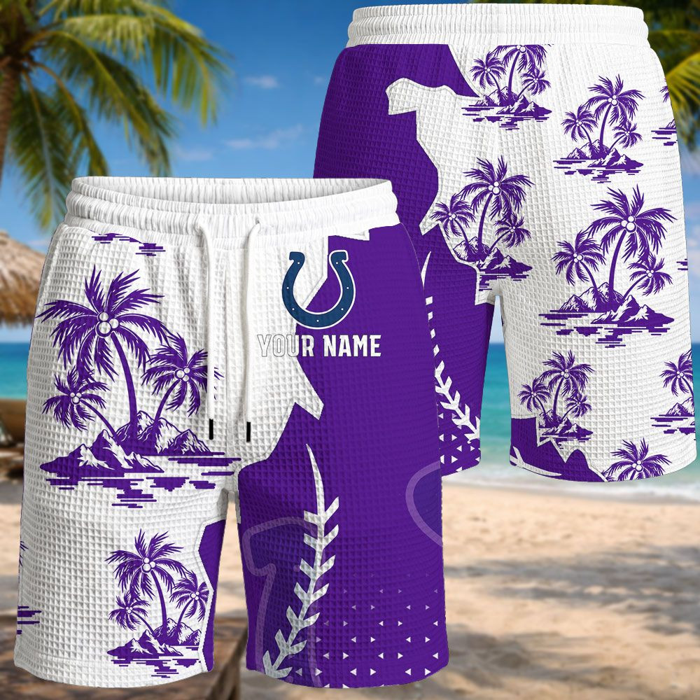 Indianapolis Colts NFL Waffle Hawaiian Shirt PB7UZLE