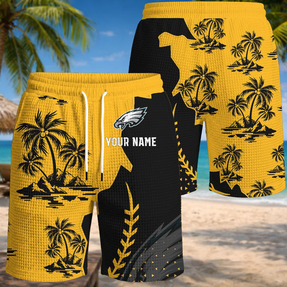 Philadelphia Eagles NFL Waffle Hawaiian Shirt PB7LXVV