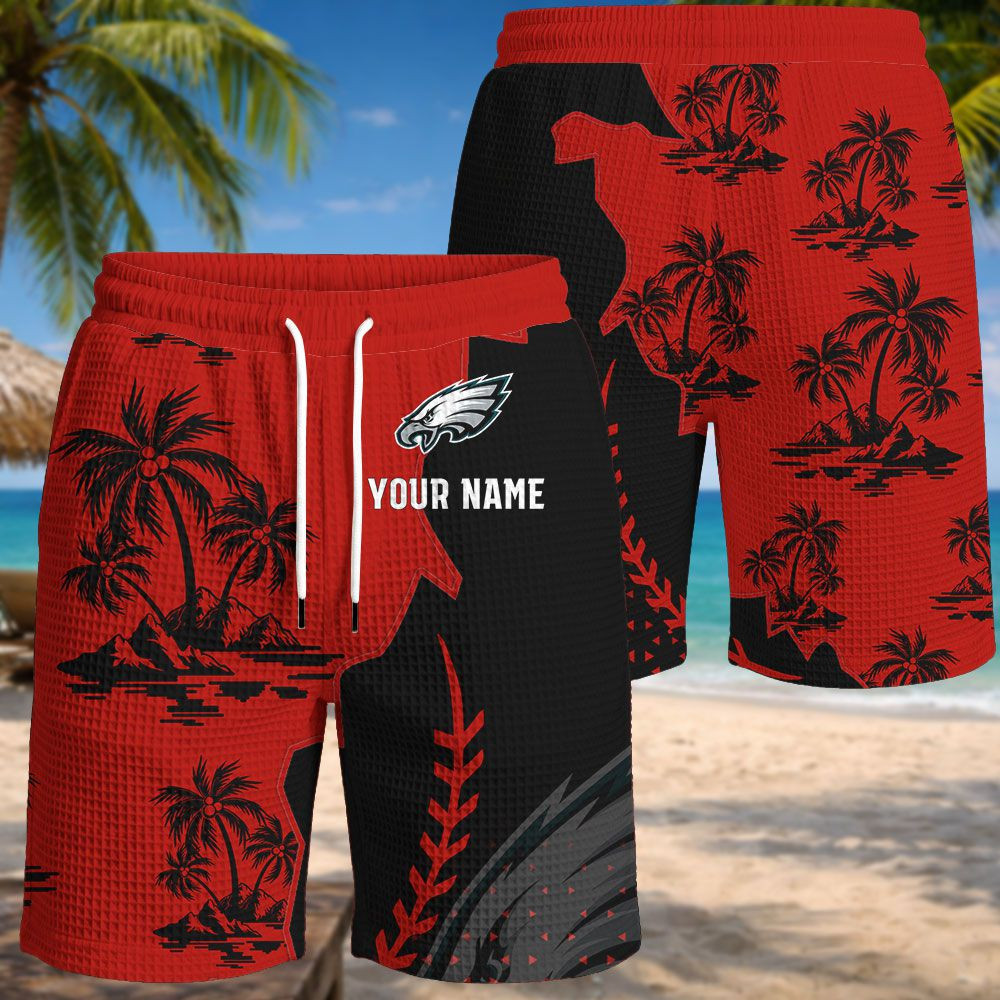 Philadelphia Eagles NFL Waffle Hawaiian Shirt PB7LXVV