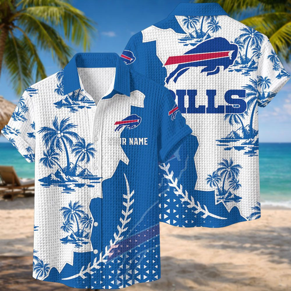 Buffalo Bills NFL Waffle Hawaiian Shirt BRDCT3DA0433