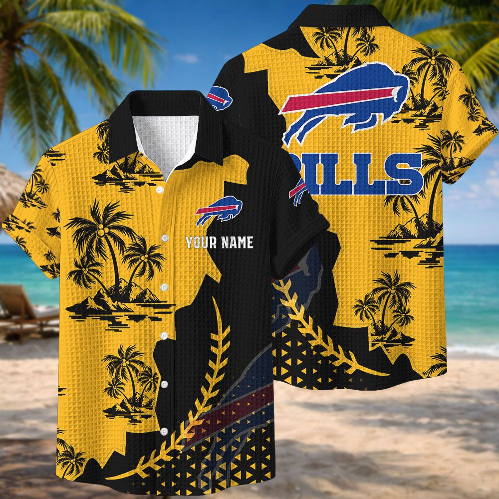 Buffalo Bills NFL Waffle Hawaiian Shirt PBL8MQH