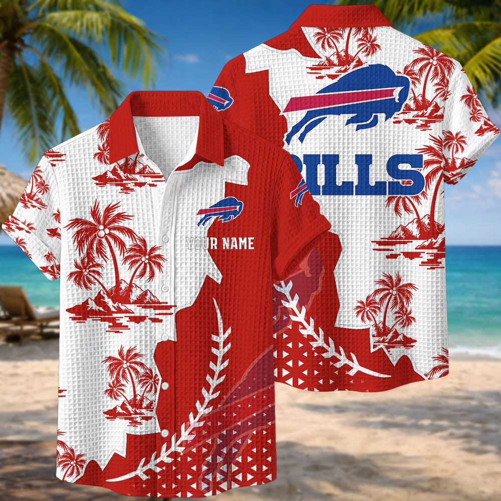 Buffalo Bills NFL Waffle Hawaiian Shirt PBL8MQH
