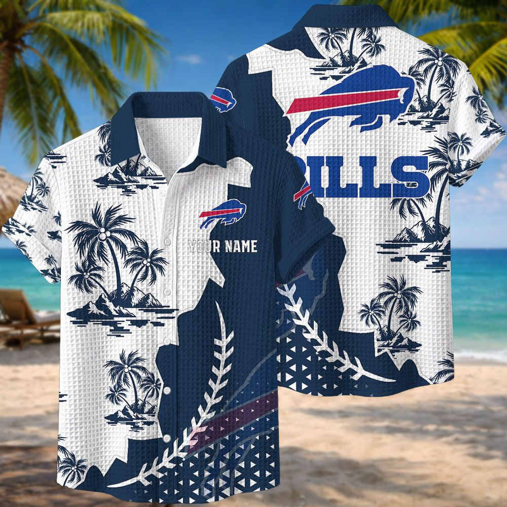 Buffalo Bills NFL Waffle Hawaiian Shirt PBL8MQH